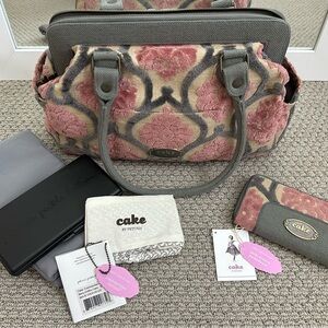 Cake by Petunia Cosmopolitan Carryall and Pocketbook - Diaper Bag and Wallet